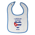 Cloth Bibs for Babies I Love My Cuban Dad Countries Baby Accessories Cotton