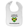 Cloth Bibs for Babies I Love My Jamaican Grandparents Countries Baby Accessories