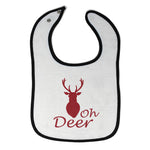 Cloth Bibs for Babies Oh Deer Animals Woodland Baby Accessories Cotton - Cute Rascals