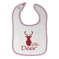 Cloth Bibs for Babies Oh Deer Animals Woodland Baby Accessories Cotton