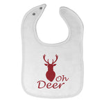 Cloth Bibs for Babies Oh Deer Animals Woodland Baby Accessories Cotton - Cute Rascals