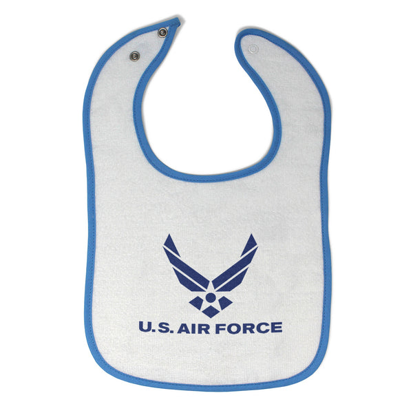 Cloth Bibs for Babies U.S Air Force Baby Accessories Burp Cloths Cotton - Cute Rascals