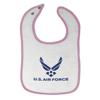 Cloth Bibs for Babies U.S Air Force Baby Accessories Burp Cloths Cotton - Cute Rascals