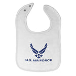 Cloth Bibs for Babies U.S Air Force Baby Accessories Burp Cloths Cotton - Cute Rascals