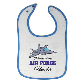 Cloth Bibs for Babies Proud of My Air Force Uncle Baby Accessories Cotton