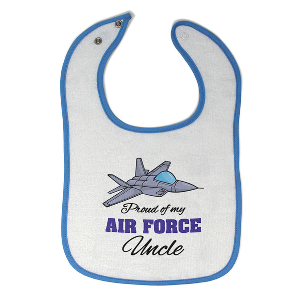 Cloth Bibs for Babies Proud of My Air Force Uncle Baby Accessories Cotton - Cute Rascals