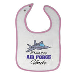 Cloth Bibs for Babies Proud of My Air Force Uncle Baby Accessories Cotton - Cute Rascals