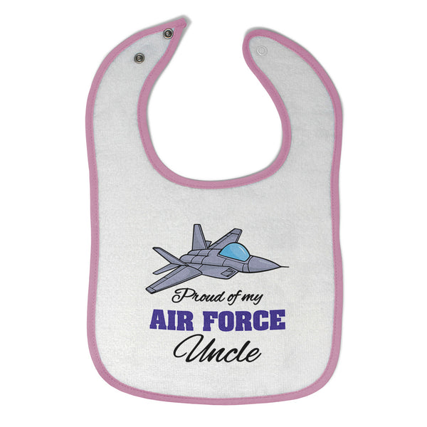 Cloth Bibs for Babies Proud of My Air Force Uncle Baby Accessories Cotton - Cute Rascals