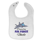 Cloth Bibs for Babies Proud of My Air Force Uncle Baby Accessories Cotton - Cute Rascals