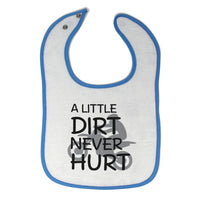 Cloth Bibs for Babies A Little Dirt Never Hurt Baby Accessories Cotton - Cute Rascals