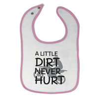 Cloth Bibs for Babies A Little Dirt Never Hurt Baby Accessories Cotton - Cute Rascals