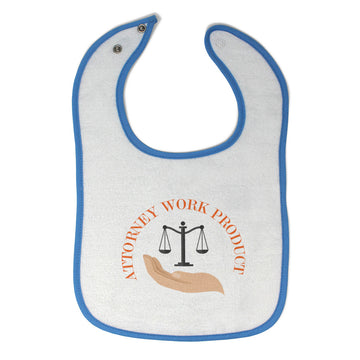 Cloth Bibs for Babies Attorney Work Product Style E Funny Humor Baby Accessories