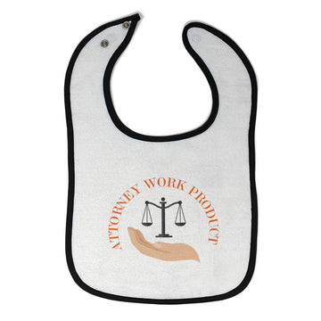 Cloth Bibs for Babies Attorney Work Product Style E Funny Humor Baby Accessories