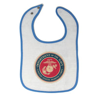 Cloth Bibs for Babies Department Navy Us Marine Corp Baby Accessories Cotton - Cute Rascals