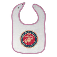 Cloth Bibs for Babies Department Navy Us Marine Corp Baby Accessories Cotton - Cute Rascals