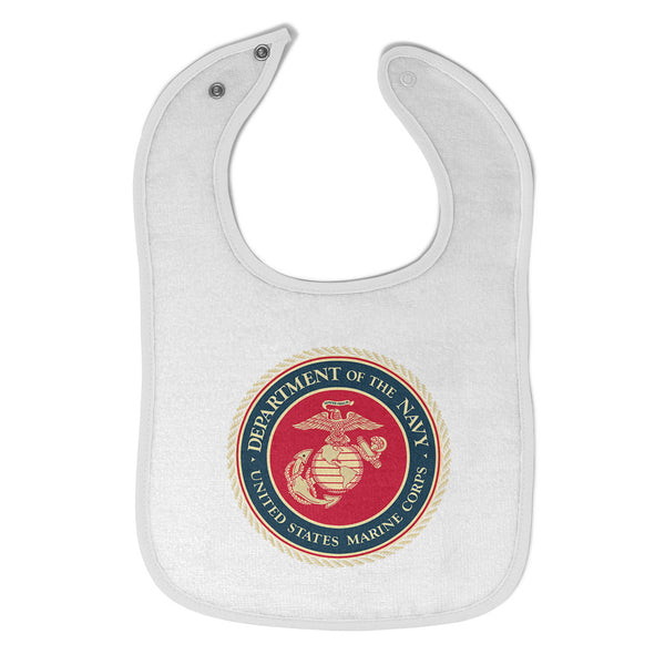 Cloth Bibs for Babies Department Navy Us Marine Corp Baby Accessories Cotton - Cute Rascals