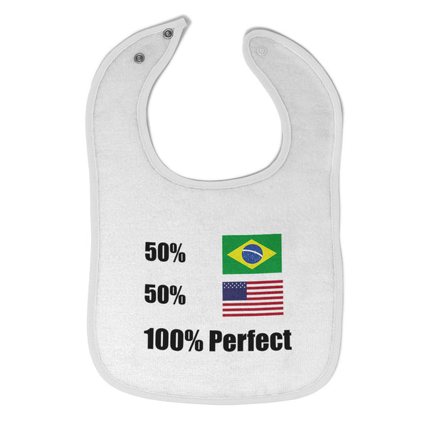 Cloth Bibs for Babies 50% Brazilian American 100% Perfect #1 Baby Accessories - Cute Rascals
