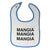 Cloth Bibs for Babies Mangia Mangia Mangia Eat Funny Humor Baby Accessories - Cute Rascals