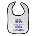 Baby Girl Bibs Little Lebowski Urban Achievers Style 2 Burp Cloths Contrast Trim