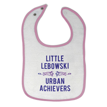 Baby Girl Bibs Little Lebowski Urban Achievers Style 2 Burp Cloths Contrast Trim