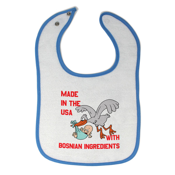 Cloth Bibs for Babies Made in The Usa with Bosnian Ingredients Baby Accessories - Cute Rascals
