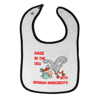 Cloth Bibs for Babies Made in The Usa with Bosnian Ingredients Baby Accessories - Cute Rascals