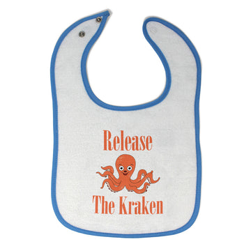 Cloth Bibs for Babies Release The Kraken Funny Humor Baby Accessories Cotton