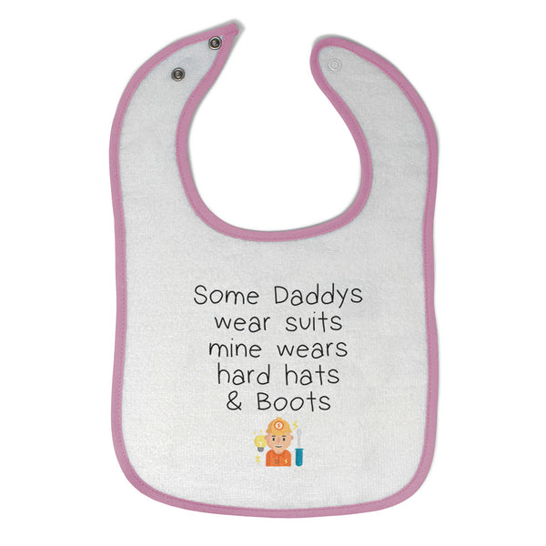Cloth Bibs for Babies Some Wear Suits Mine Hard Hats Boots Funny Humor Cotton - Cute Rascals