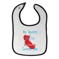 Cloth Bibs for Babies My Aunt Uncle in California Love Me Baby Accessories - Cute Rascals