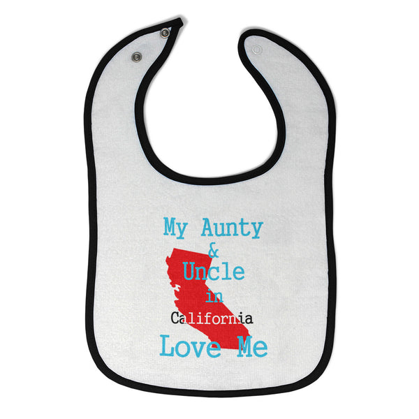 Cloth Bibs for Babies My Aunt Uncle in California Love Me Baby Accessories - Cute Rascals