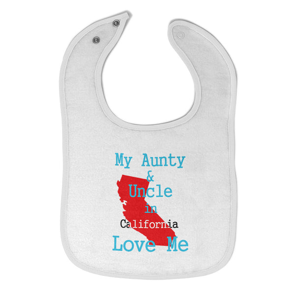 Cloth Bibs for Babies My Aunt Uncle in California Love Me Baby Accessories - Cute Rascals
