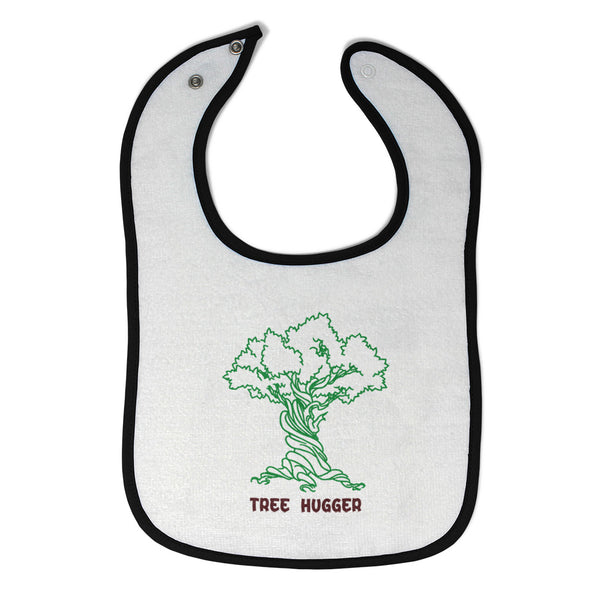 Cloth Bibs for Babies Tree Hugger Style B Funny Humor Baby Accessories Cotton - Cute Rascals