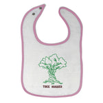 Cloth Bibs for Babies Tree Hugger Style B Funny Humor Baby Accessories Cotton - Cute Rascals