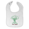 Cloth Bibs for Babies Tree Hugger Style B Funny Humor Baby Accessories Cotton