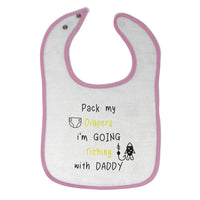 Cloth Bibs for Babies Pack Diapers Going Fishing Daddy Style B Dad Father's Day - Cute Rascals