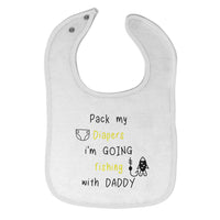 Cloth Bibs for Babies Pack Diapers Going Fishing Daddy Style B Dad Father's Day - Cute Rascals