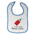 Cloth Bibs for Babies I Only Drink Italian White Funny Humor Baby Accessories - Cute Rascals