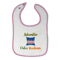 Cloth Bibs for Babies Adorable Cabo Verdean Cape Verde Baby Accessories Cotton - Cute Rascals