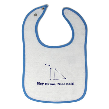 Cloth Bibs for Babies Hey Orion Nice Belt! Planets Space Baby Accessories Cotton