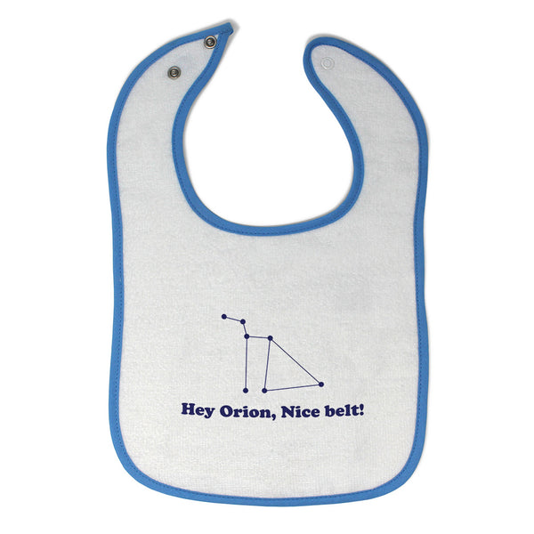Cloth Bibs for Babies Hey Orion Nice Belt! Planets Space Baby Accessories Cotton - Cute Rascals