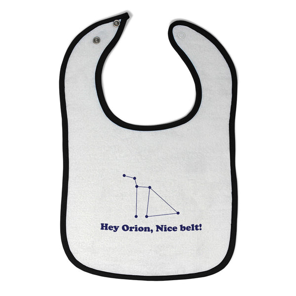 Cloth Bibs for Babies Hey Orion Nice Belt! Planets Space Baby Accessories Cotton - Cute Rascals