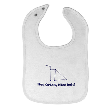 Cloth Bibs for Babies Hey Orion Nice Belt! Planets Space Baby Accessories Cotton