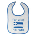 Cloth Bibs for Babies Part Greek All Trouble Baby Accessories Burp Cloths Cotton