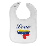 Cloth Bibs for Babies Love Venezuela A Countries Love Baby Accessories Cotton - Cute Rascals