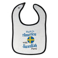 Cloth Bibs for Babies Made in America with Swedish Parts Baby Accessories Cotton