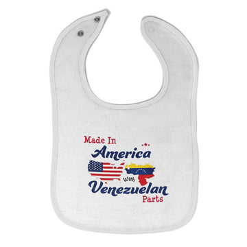 Cloth Bibs for Babies Made in America with Venezuelan Parts Baby Accessories