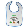 Cloth Bibs for Babies Frogs Snails Puppy Dog Tails Funny Baby Accessories Cotton