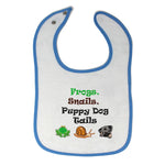 Cloth Bibs for Babies Frogs Snails Puppy Dog Tails Funny Baby Accessories Cotton - Cute Rascals