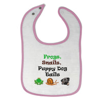 Cloth Bibs for Babies Frogs Snails Puppy Dog Tails Funny Baby Accessories Cotton - Cute Rascals