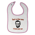 Cloth Bibs for Babies Abraham Lincoln So 80 7 Years White Baby Accessories